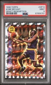 1996 Topps Draft Redemption #DP13 Kobe Bryant Lakers RC Rookie HOF PSA 9 MINT