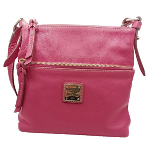 Dooney & Bourke Florentine Fuchsia Handbag Shoulder Bag Italian Pebbled Leather