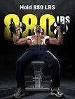 880 LB Adjustable 10 Positions Incline Decline Sit up Bench Improved Cushion for