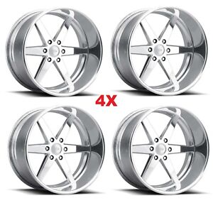 26X12 PRO BILLET FORGED ALUMINUM WHEELS RIMS FORGED POLISHED SINISTER 6