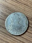PERU 1808 LIMAE JP SPANISH COLONIAL 8 REALES SILVER COIN KM97 LINES BY THE MINT