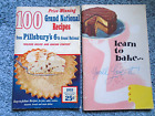 2 COOKBOOKS Pillsbury's Grand National 1955; General Foods 'Learn to Bake' 1947