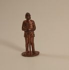 Mongolian  Tin Toy Soldier miniature statue. metal sculpture bronze color