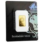 5 gram .9999 Gold Bar - Sealed in Certi-LOCK COA by Scottsdale Mint #A377