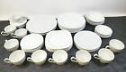 Vtge Johnson Brothers Regency White Swirl Dinnerware Plates SOLD BY THE PIECE