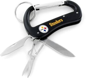 Aminco NFL Pittsburgh Steelers Carabiner Multi-Tool Key Chain