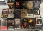 Lot Of 17 Cassette Tapes w/ Unique Case! 1980's Metálica- Iron Maiden - And More