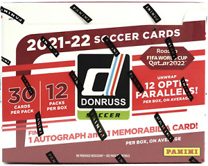 2021-22 (2022)  Donruss Soccer Factory Sealed Hobby Box