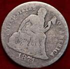 1871 Philadelphia Mint Silver Seated Liberty Dime