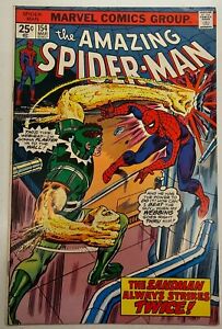 Marvel Comic Amazing Spiderman 154 Bronze Age Key Issue High Grade FN