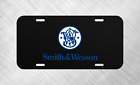 Simulated Carbon Fiber Smith and Wesson License Plate Auto Car Tag FREE SHIP