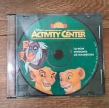 Disney's The Lion King Activity Center (PC & Mac, 1995) - Disc Only