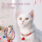 Japanese Pet Collar Retro-Style Cat Neck Ring Pet Cat Dog Accessories With Bell