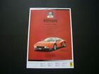 Ferrari Testarossa Advertisement Enzo Ferrari Inspection  Poster Catalogue