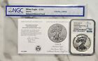 2019 S Enhanced Reverse Proof Silver Eagle PF70 First Releases Certificate cd