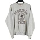 Vintage Soffe Sweats Virginia Tech Pullover Sweatshirt Grey Size XXL B255