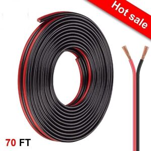 20 Gauge Wire 70ft PVC Stranded Wire Red and Black 2 Conductors Electrical Wire (For: 2009 Mazda 6 GS Sedan 4-Door 2.5L)