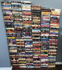 Lot Of 330+ VHS Tape Movies Action Adventure Comedy Drama + 7 Boxed Sets