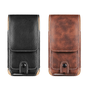 Leather Pouch Belt Clip Holster Shockoff Case Cover For 4.7