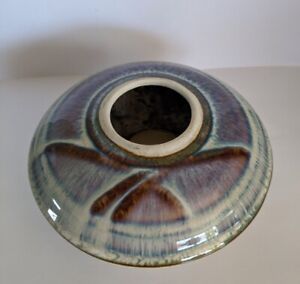 New ListingVintage Bill Campbell Pottery, Oil Lamp Base Signed. Pre-owned.