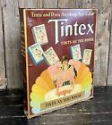 New ListingAntique Tintex Tints Country Store Counter Top Display Dyes Rack Sign GRAPHICS!!