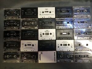 Lot of 25 1990s Rap / Hip Hop Cassette Tapes Ice T Ice Cube RZA Mack 10 Lil Kim