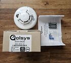 New Photoelectric Qolsys QS5110-840 IQ Wireless Smoke and Heat Detector
