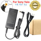 FOR SONY Vaio 19.5V Power Supply Cord Laptop Notebook AC Adapter Charger 3A 60W