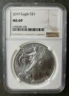 New Listing2019 $1 American Silver Eagle Dollar NGC MS69