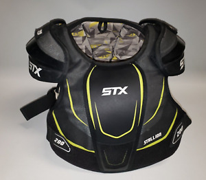 Lacrosse STX Stallion 200+ Shoulder Chest Pad Youth Size Large Black
