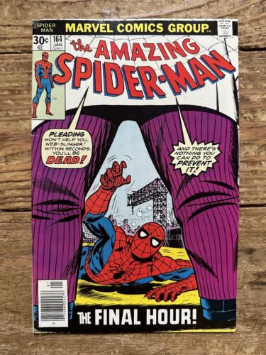 Amazing Spiderman 164 VG/FN 5.0 Kingpin Cover Art 1977 Bronze Age