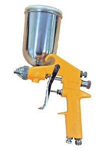 F-75 HVLP Air Spray Paint Gun 1.5 mm Tips Nozzle 400cc Metal Can A831407