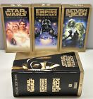 Star Wars Trilogy Special Edition 3 VHS 1997 Tape Set Episode 4 5 6 Gold Case