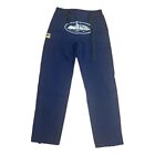 CRTZ Corteiz Cargo Pants , Color Navy With White Logo, Yellow Patch 5 Stars ⭐️