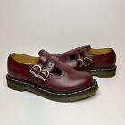 Dr. Martens 20159 Burgundy Smooth Leather Shoes Mary Jane Size 7