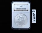 2008 $1 AMERICAN SILVER EAGLE NGC MS70 BLAST WHITE CLASSIC BROWN LABEL