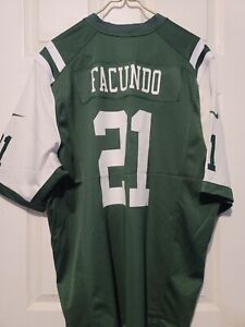 New York Jets  Facundo #21 NFL Football Jersey Top Nike on Field Men's  Size XL