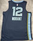 Ja Morant Autographed Signed Memphis Grizzlies Blue Nike Swingman Jersey BAS COA