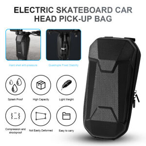 Handlebar Bag Electric Scooter E-scooter Bike EVA Hard Shell Pouch Front Case US