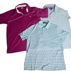 Lot Of 3 Golf Polo Shirts Size LARGE Mens Ralph Lauren Callaway Tommy Hilfiger