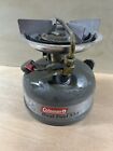 Coleman 533 Guide Series Dual Fuel Single Burner Camp Cook Stove Silver