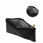 Soft Leather Pure Cowhide Tobacco Pouch Black Portable Storage Bag fine Gifts