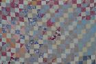 Squares and Arrows quilt top cotton 85x72 handmade
