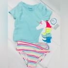 CARTER’S BABY GIRL SWIM SUITE 2-Pc Size 3 M
