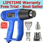 Heat Gun Electric Hot Air Gunfor Shrink Wrap Power Tool Soldering with 4 Nozzles