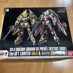 BANDAI HGUC 1/144 Unicorn Gundam 03 Phenex GFT limited gold & silver coating New