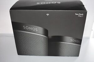 Sonos Play 1 Two-pack Wireless Speaker ONLY Black Great Condition Work Perfectly