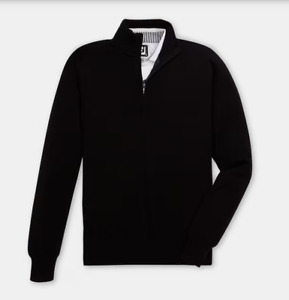 FootJoy - Men's Sweater 1/2-Zipper Black Size S,M,L,XL,XXL Style #33855