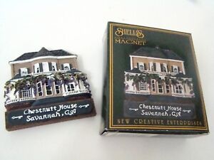 Shelia's Collectibles NCE Chestnutt House Savannah GA Magnet Model #40007 NEW
