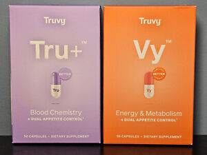 Truvy TruVision Health Tru + Energy Weight Loss Combo 1 Month (28 Day) New!